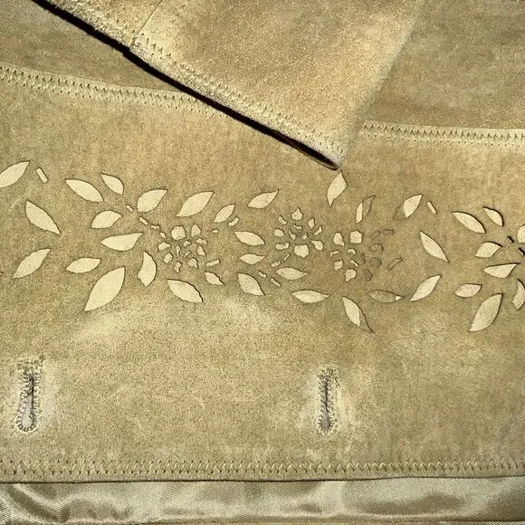 J Jill lime leather blazer size M - Picture 2 of 8